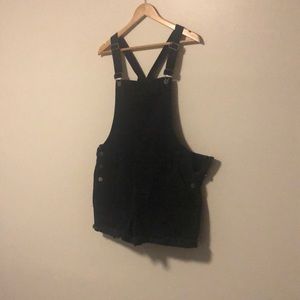 Madewell denim romper overalls size L